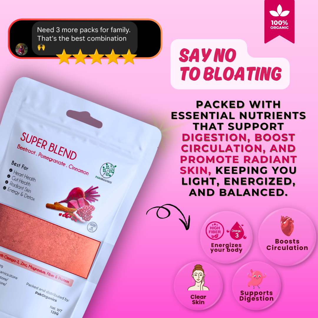 SUPER BLEND | Best for CARDIO, SKIN & GUT