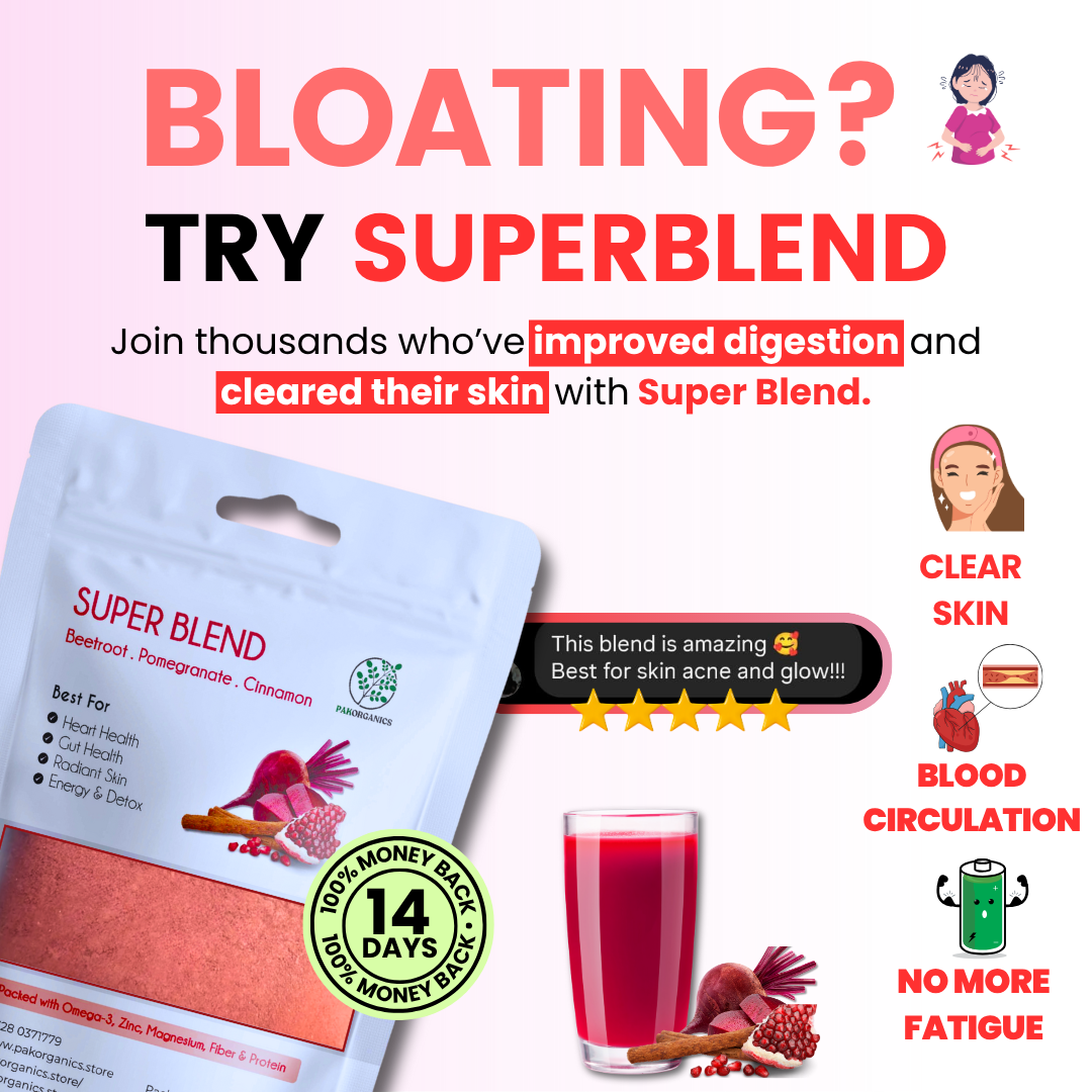 SUPER BLEND | Best for CARDIO, SKIN & GUT