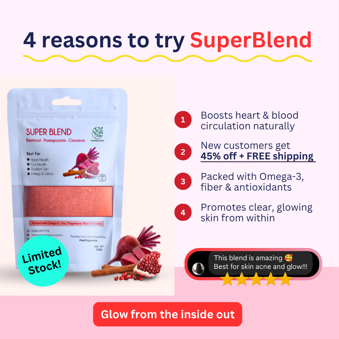 SUPER BLEND | Best for CARDIO, SKIN & GUT