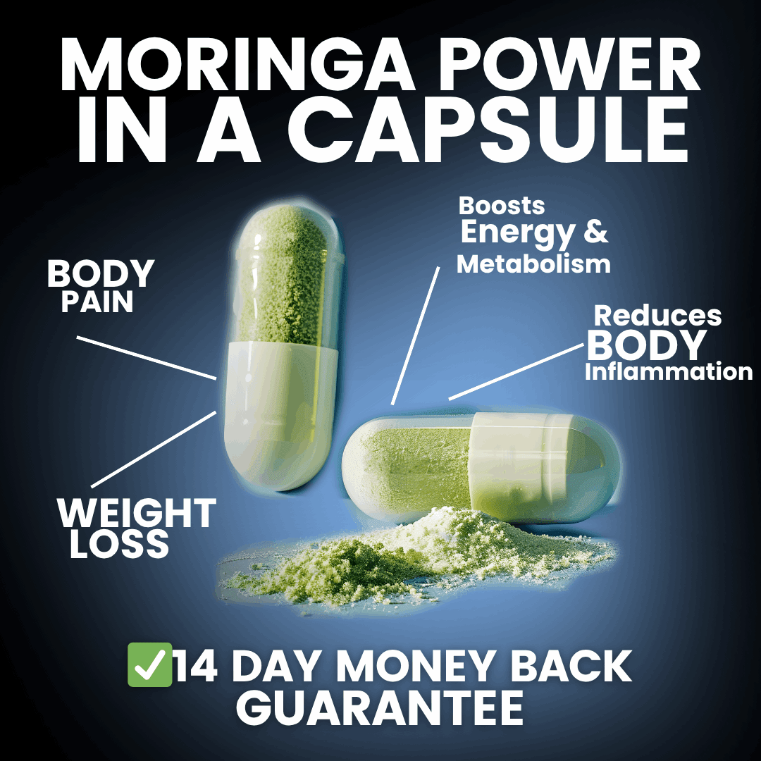 Moringa Capsules - Limited Time Special Offer - PakOrganics