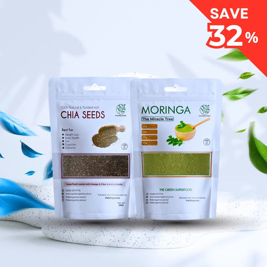 Moringa Powder x Chia Seeds (SAVE 32%)