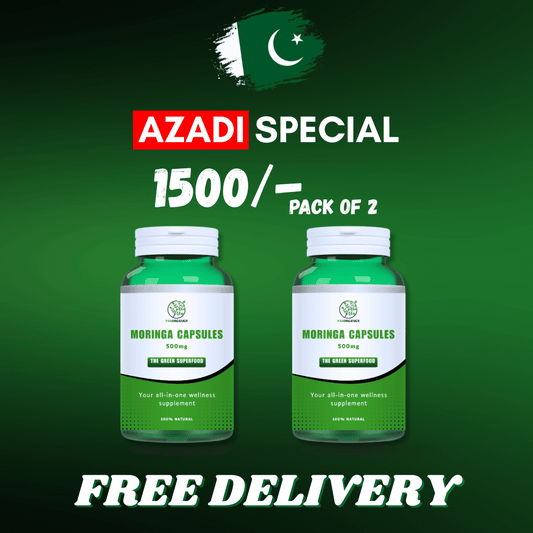 Moringa Capsules - Azadi Special Offer