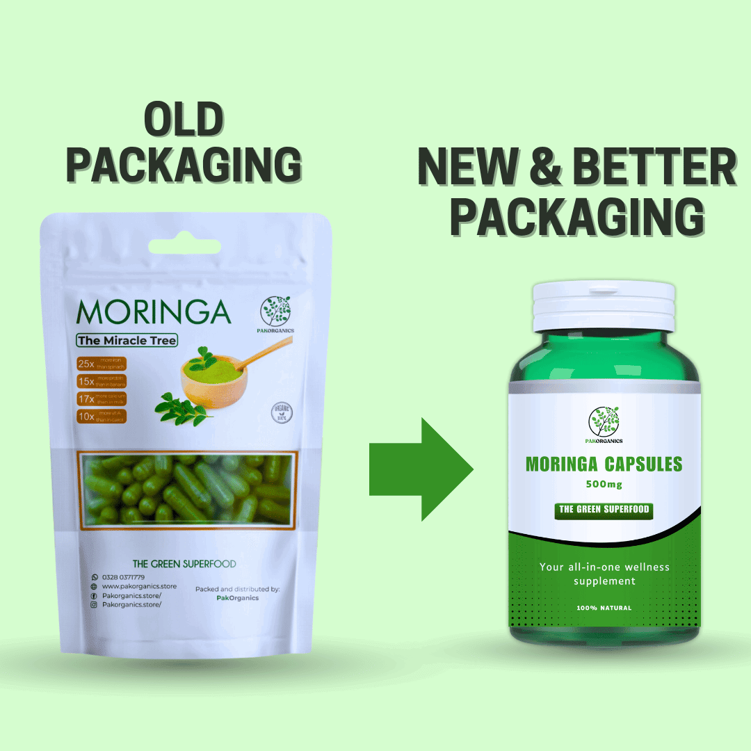 Doctor's Approved - Moringa Capsules - Now in New & Better PACKAGING - PakOrganics