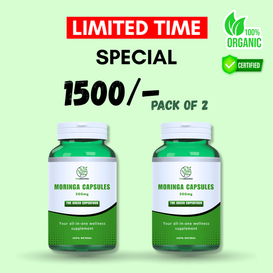 Moringa Capsules - Limited Time Special Offer - PakOrganics