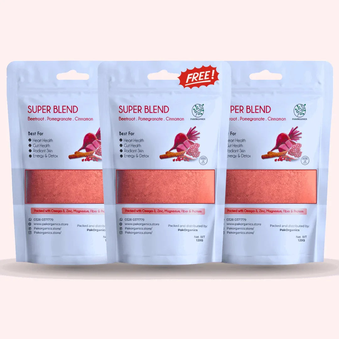 SUPER BLEND | Best for CARDIO, SKIN & GUT - PakOrganics
